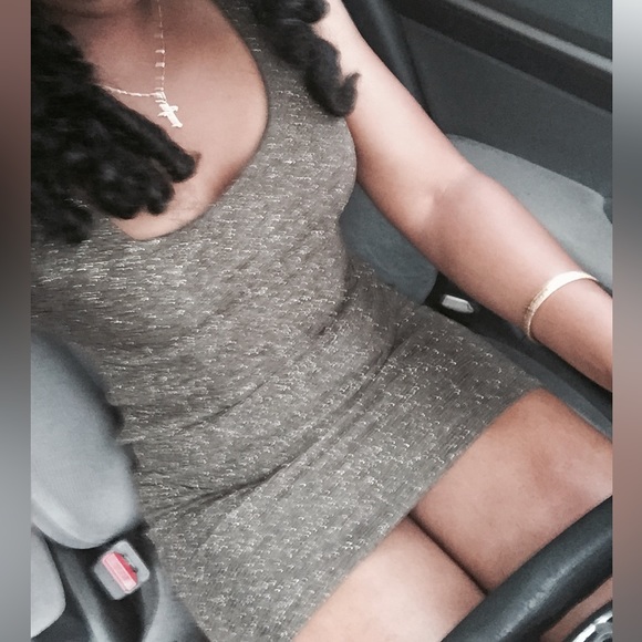 Bronze Mini Dress - Picture 4 of 12